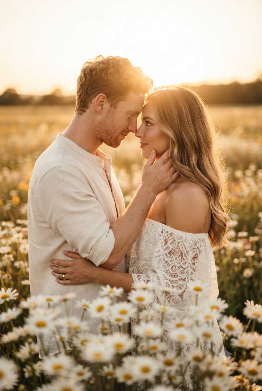 romantic couple portraits, ChatGPT Couple Photo Prompt