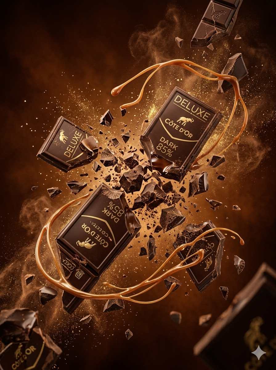 Cinematic Chocolate Banana AI Prompt for Product Ads