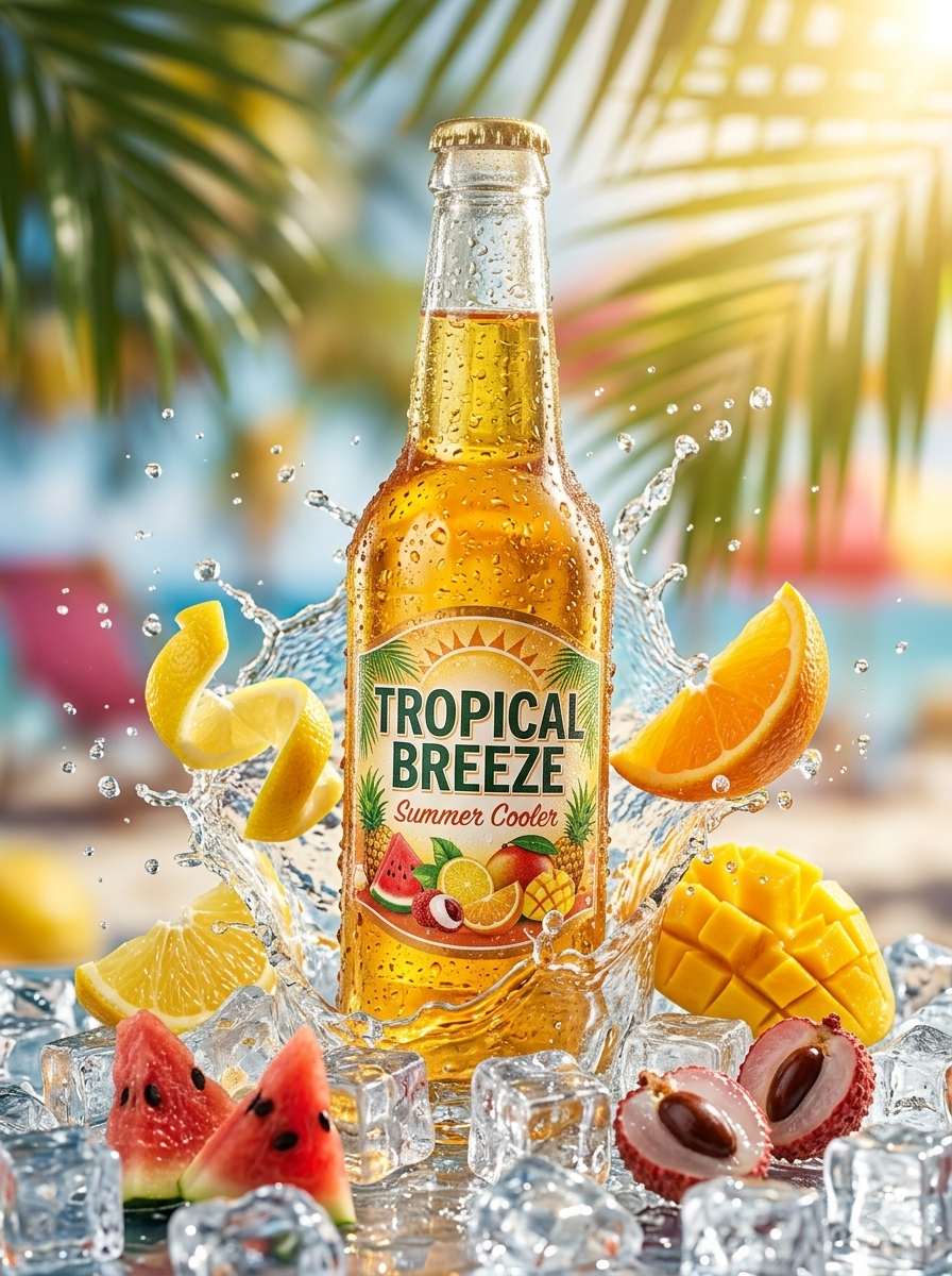 Banana AI Prompt for Refreshing Drink Product Photography | Nano Banana Prompt