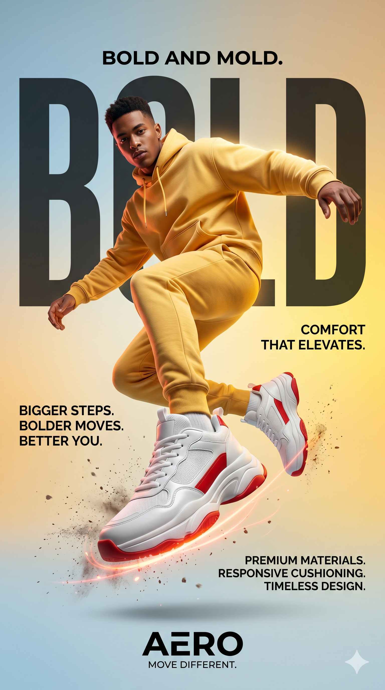 Gemini AI Prompt for Cinematic Sneaker Advertisement | Banana AI Prompt