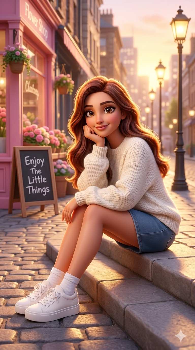 Gemini AI Prompt for Cinematic 3D Cartoon Girl Art | Gemini Free AI Prompt