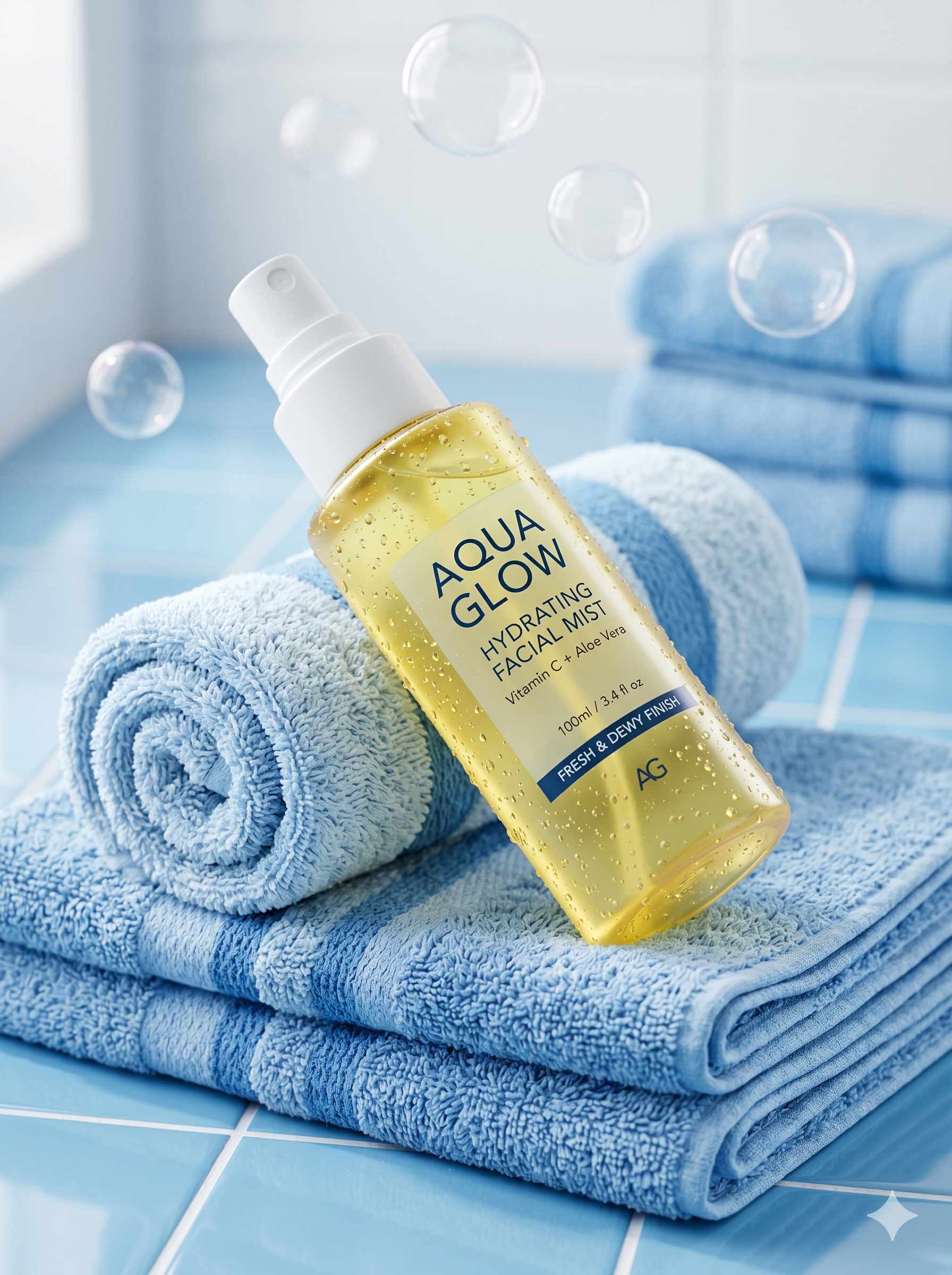 Banana AI Prompt for Luxury Facial Mist Product Shot | Nano Banana Prompt